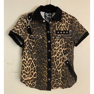 Killstar Cat’s Meow Cap Sleeve Top